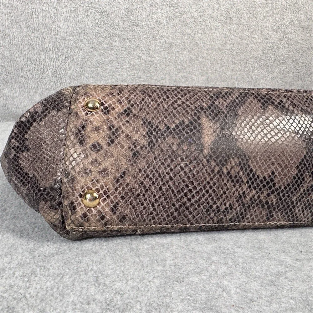 Michael Kors Jet Set Python Embossed LeatherTote Shoulder Bag